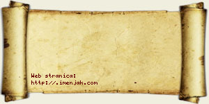 Mina Damjanov vizit kartica